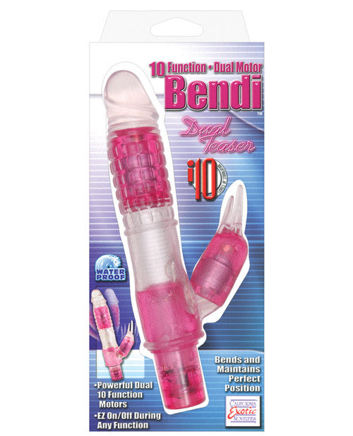 Bendi Dual Motor Dual Teaser Rabbit - 10 Function Pink