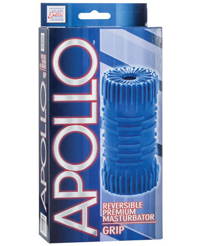 Apollo Grip Reversible Premium Masturbator - Blue