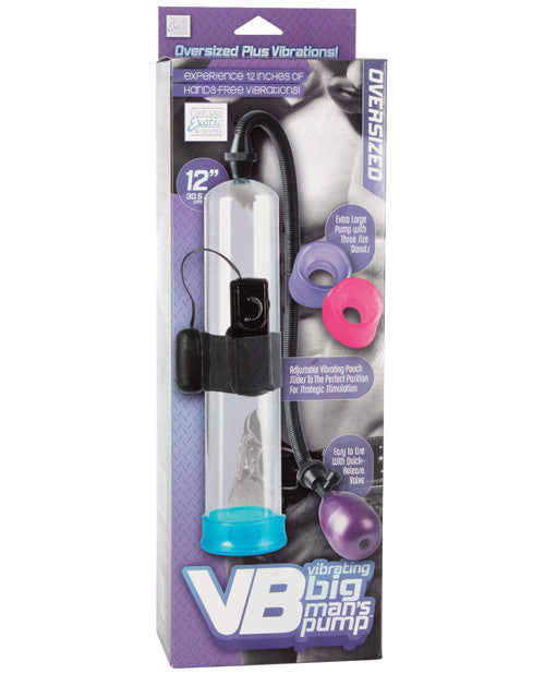 Vibrating Big Man's 12" Pump W-3 Sized Sleeves