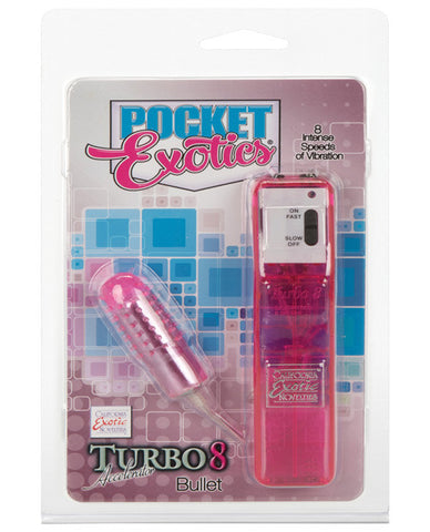 New 8 Level Single Bullet Turbo Accelerator - Pink