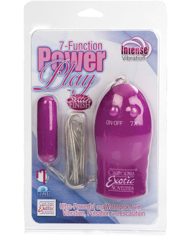 7 Function Power Play Slimline Bullet - Pink