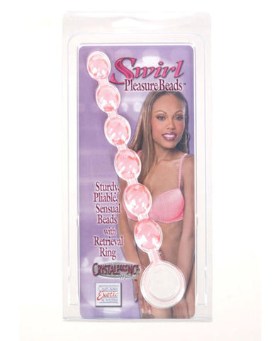 Swirl Pleasure Beads - Pink