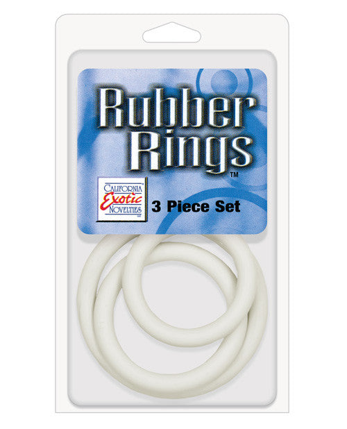 Rubber Ring 3 Pack (sm,md,lg) - White