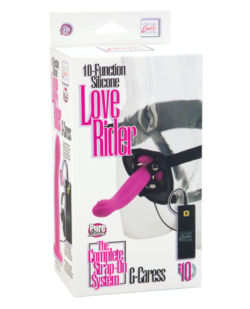 10 Function Silicone Love Rider G Caress - Pink