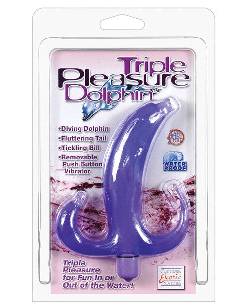 Triple Pleasure Dolphin - Purple