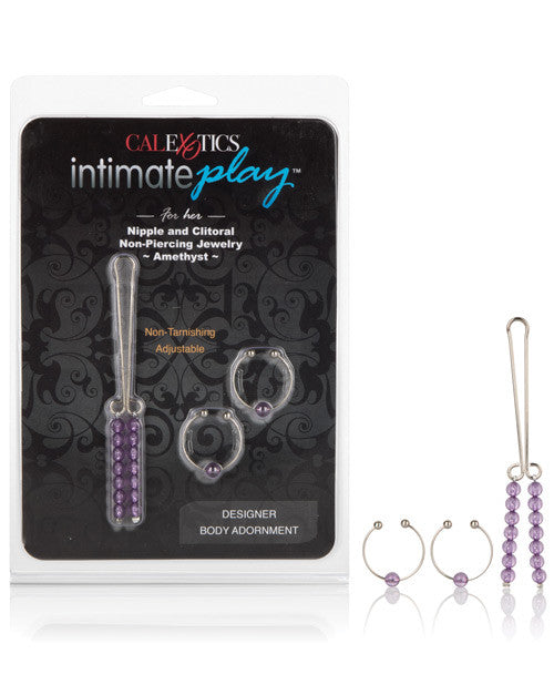 Nipple & Clitoral Jewelry - Amethyst