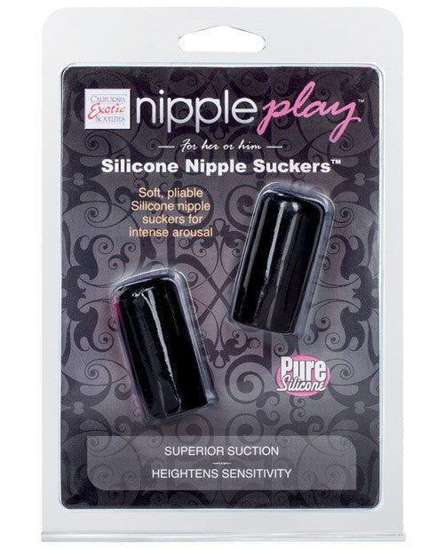 Nipple Play Silicone Nipple Suckers - Black