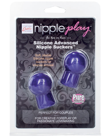 Nipple Play Advanced Silicone Nipple Suckers - Purple