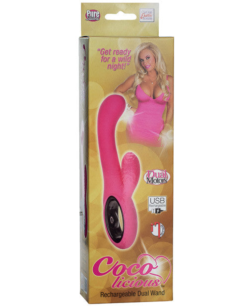 Coco Licious Rechargeable Dual Wand - Pink