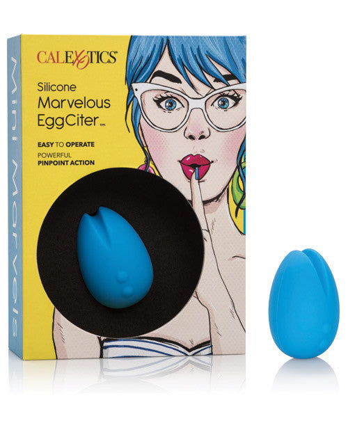 Mini Marvels Silicone Marvelous Eggciter - Blue