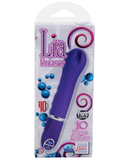 Lia Encaser Waterproof Stimulator - 10 Function Purple