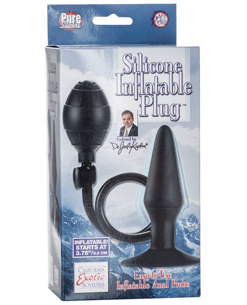 Dr. Joel Silicone Inflatable Plug - Black