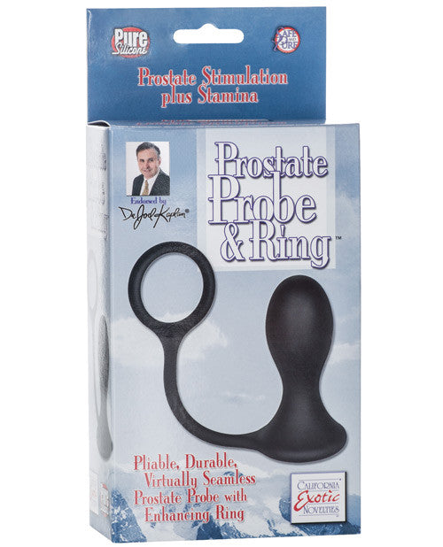 Dr. Joel Prostate Probe & Ring - Black