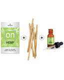 Sensuva On Hemp Oil Infused Female Arousal Oil 12pc Refill Kit W-tester Bottle & Stir Sticks