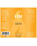 Sizzle Lips Warming Gel - 4.2 Oz Bottle Butter Rum