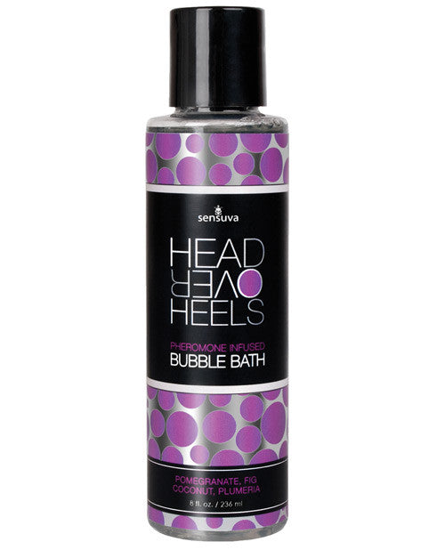 Sensuva Head Over Heels Bubble Bath - 8 Oz Pomegranate-fig-coconut-plumeria