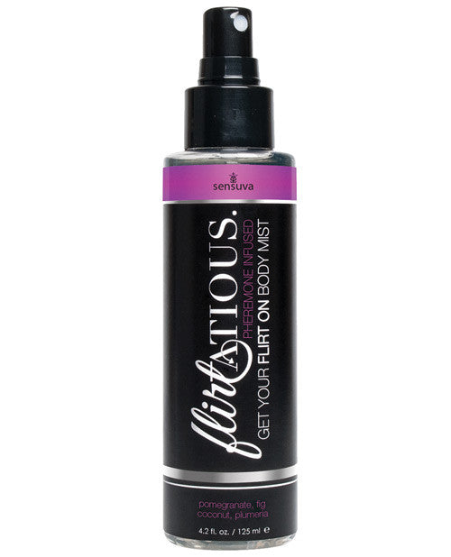 Sensuva Flirtatious Body Mist W-pheromones - 4.2 Oz Pomegranate-fig-coconut-plumeria