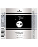 Sensuva Hero 260 Male Body Mist - 4.2 Oz