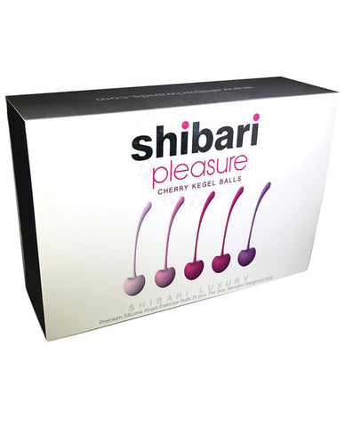 Shibari Pleasure Cherry Kegel Balls - Pack Of 5