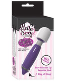 Shibari Hello Sexy Bling Mini Wand - Purple