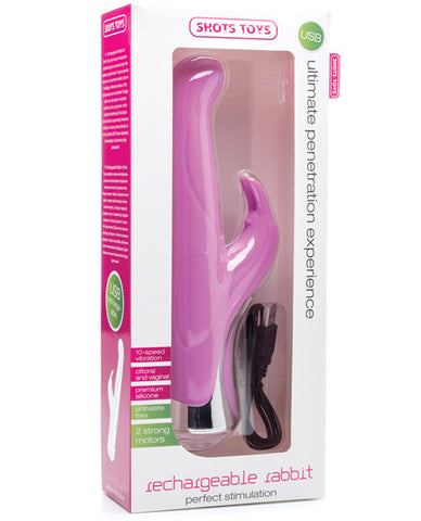 Shots Rechargeable Rabbit - Pink