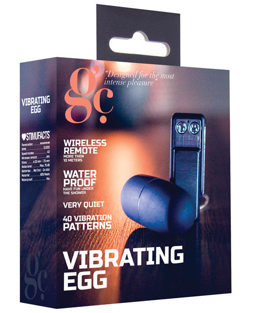 Shots Gc Vibrating Egg - Black