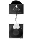 Shots Ouch Furry Pleasure Handcuffs - Black