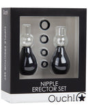 Shots Ouch Nipple Erector Set - Black