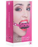 Shots Ouch Cylinder Gag - Pink