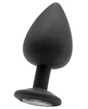 Shots Ouch Extra Large Diamond Buttplug - Black