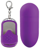 Shots Simplicity Macey Large Remote Control Vibrating Egg - 10 Speeds Purple