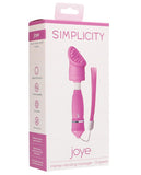 Shots Simplicity Joye Intense Vibrating Massager - Pink