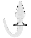 Shots Sono 4" Butt Plug W-tail #8 - Transparent