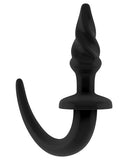 Shots Sono 4" Butt Plug W-tail #10 - Black