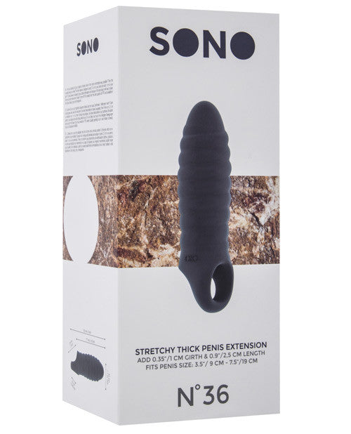 Shots Sono Stretchy Penis Extension #36 - Grey