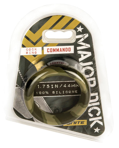 Si Novelties Major Dick Commando- Wide 1.75" Donut-camo