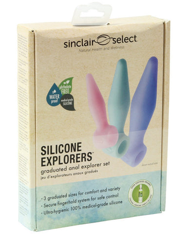 Sinclair Institute Select Anal Silicone Explorers - Box Of 3 Asst