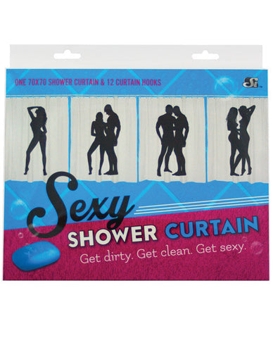 Si Novelties Sexy Shower Curtain - Female Solo