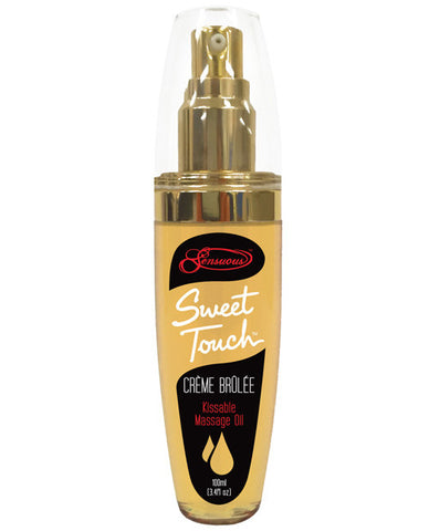 Sensuous Sweet Touch Massage Oil - 125 Ml Creme Brulee