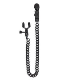 Adjustable Alligator Nipple Clamps W-black Chain