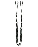 Adjustable Black Tweezer Nipple Clamps W-chain