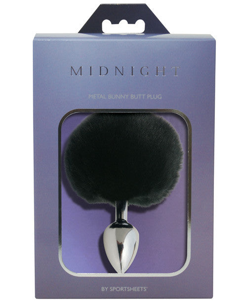 Midnight By Sportsheets Metal Bunny Butt Plug