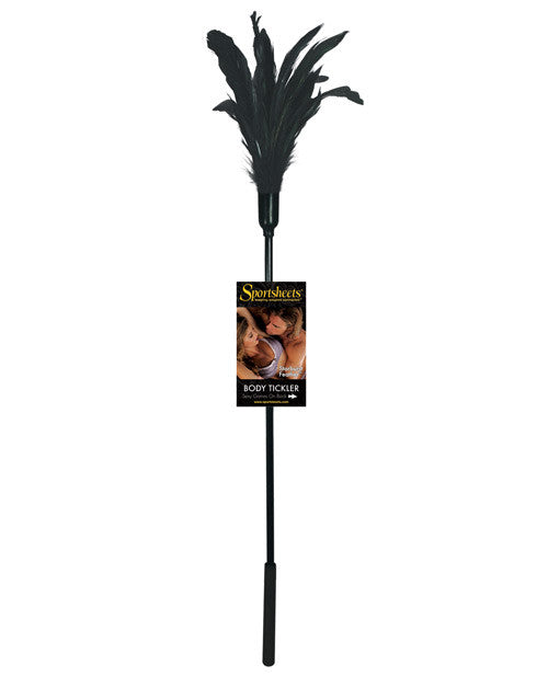 Body Tickler Starburst Feather - Black