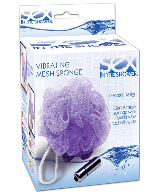 Sex In The Shower Vibrating Mesh Sponge