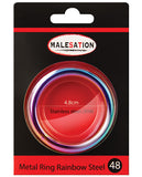 Malesation Nickel Free Stainless Steel Rainbow - 48 Mm