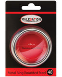 Malesation Nickel Free Stainless Steel Rounded - 48 Mm