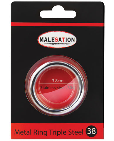 Malesation Nickel Free Stainless Steel Triple - 38 Mm