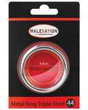 Malesation Nickel Free Stainless Steel Triple - 44 Mm