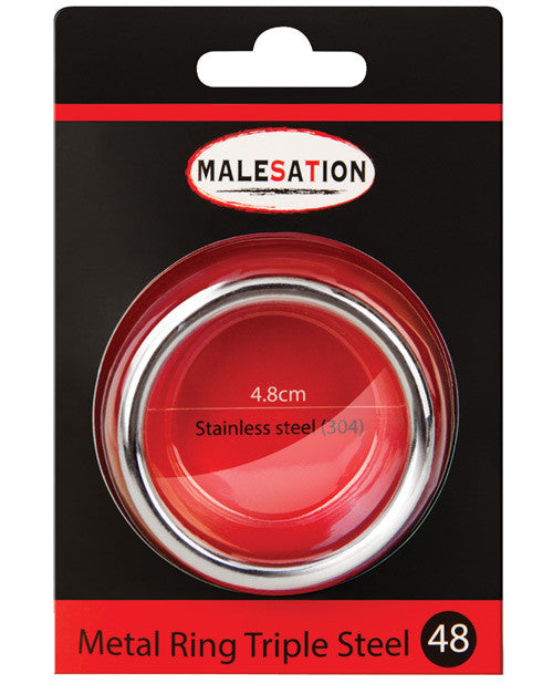 Malesation Nickel Free Stainless Steel Triple - 48 Mm