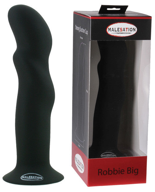 Malesation Robbie Dildo Large - Black